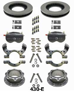 Kodiak Dexter/Lippert 10K Axle Dual Wheel Leaf Spring Suspension  430 Hub Disc Brake Kit