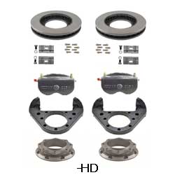 Kodiak Dexter/Lippert 10K Axle Dual Wheel Leaf Spring Suspension HD Disc Brake Kit