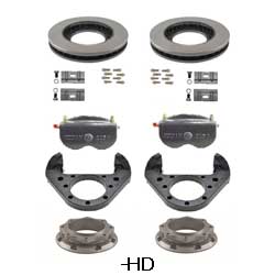 Kodiak Dexter/Lippert 10K Axle Dual Wheel Leaf Spring Suspension HD Disc Brake Kit