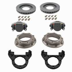 Kodiak Dexter/Lippert 10K Axle Dual Wheel Leaf Spring Suspension Automotive/E-coated Disc Brake Kit