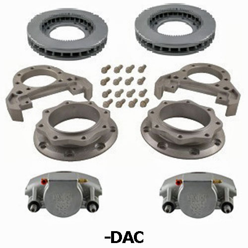 Kodiak Disc Brake Pad Kit For 10k/12k Axles – Fits DBC-2250 Caliper (1 Wheel, Part TS-7020M-KIT)