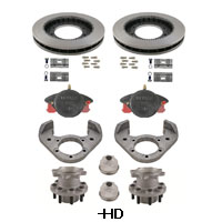 Kodiak Rockwell American 10K Axle Single Wheel Torsion Suspension HD Disc Brake Kit