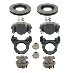 Kodiak Rockwell American 10K Axle Single Wheel Torsion Suspension Automotive/E-coated Disc Brake Kit