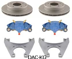 Kodiak 3.5K 10 Inch Slipover Rotor Dacromet/KodaGuard Disc Brake Kits