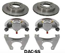 Kodiak 3.5K 10 Inch Slipover Rotor Dacromet/Stainless Steel Disc Brake Kits