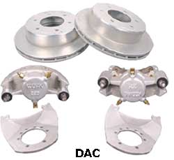 Kodiak 5.2-6K 12 Inch Slipover Rotor Dacromet Disc Brake Kits