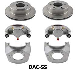 Kodiak 5.2-6K 12 Inch Slipover Rotor Dacromet/Stainless Steel Disc Brake Kits