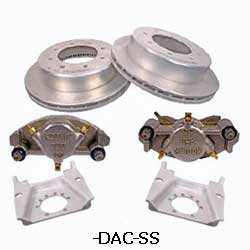 Kodiak 7K 13 Inch Slipover Dacromet/Stainless Steel Disc Brake Kits