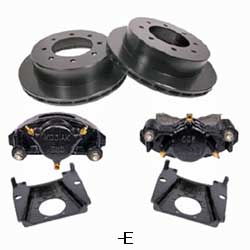 Kodiak 7k 13 Inch Slipover E-Coat Disc Brake Kits