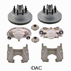 Kodiak Al-Ko/Rockwell 8K 13 Inch Integral Dacromet Disc Brake Kits