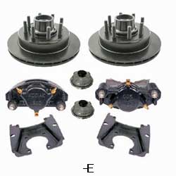 Kodiak Al-Ko/Rockwell 8k 13 Inch Integral E-Coat Disc Brake Kits