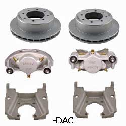 Kodiak Al-Ko/Rockwell 8K 13 Inch Slipover Dacromet Disc Brake Kits