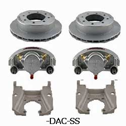 Kodiak Al-Ko/Rockwell 8K 13 Inch Slipover Dacromet/Stainless Steel Disc Brake Kits