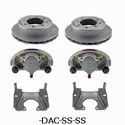 Kodiak Dexter Disc 8K 13 Inch Slipover Dacromet/Stainless Steel/Stainless Steal Disc Brake Kits