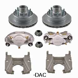 Kodiak Dexter/Lippert 8K 13 Inch Integral Dacromet Disc Brake Kits