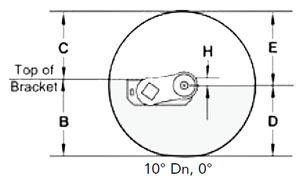 Dexter Torflex Axle Full Load Dimensions