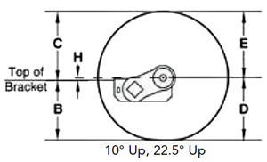 Dexter Torflex Axle Full Load Dimensions