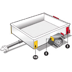 Federal Trailer Lighting Specification Area 3, 8, 4a-b