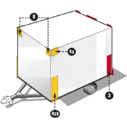 Federal Trailer Lighting Specification Area 3, 8, 4a-b