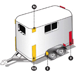 Federal Trailer Lighting Specification Area 3, 8, 4a-b