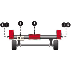 Federal Trailer Lighting Specification Area 3, 8, 4a-b