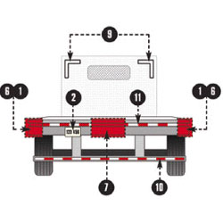 Federal Trailer Lighting Specification Area 3, 8, 4a-b