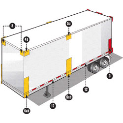 Federal Trailer Lighting Specification Area 3, 8, 4a-b